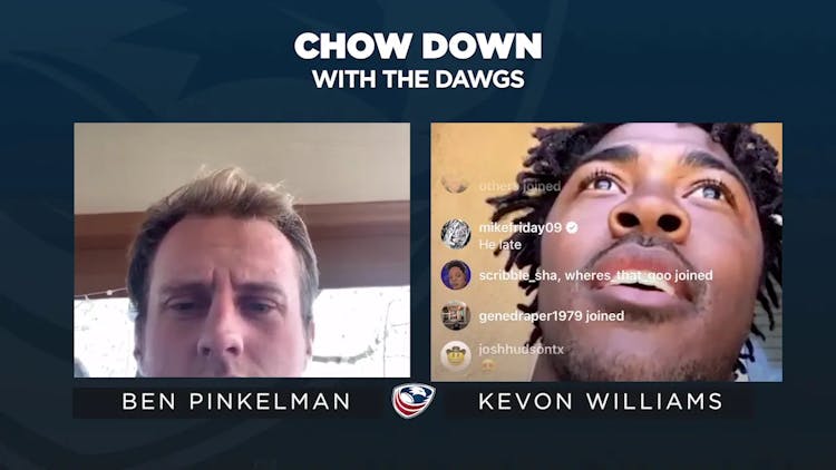 Chow Down with the Dawgs  Ben Pinkelman hosts Kevon Williams